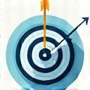 Icon representing a target or achievement.